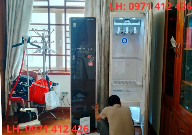 máy giặt hấp sấy LG báo lỗirò rỉ nước 